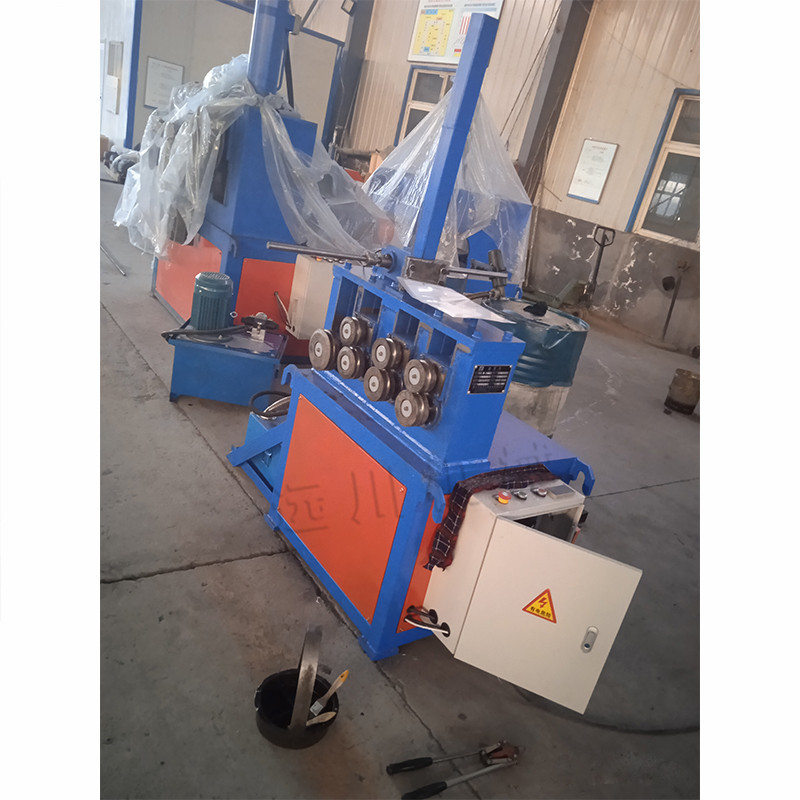 钢管校直打圈一体机 铜管不锈钢管卷圆机 冷凝管金属管材盘管机