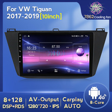 适用大众Tiguan 17-19途观升级大屏安卓蓝牙后视记录仪导航机