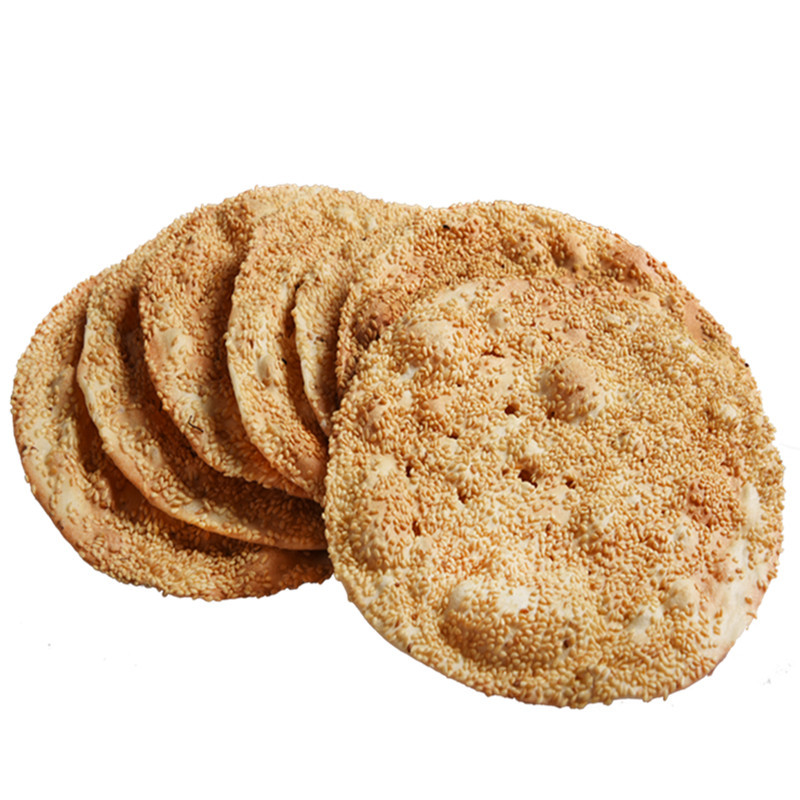 山东特产周村薄脆烧饼小零食孕妇美食煎饼香酥芝麻饼正宗咸味食品