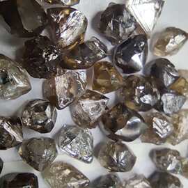 天然金刚石八面体钻石原石胡椒盐钻石艺术钻石打磨加工非洲钻石