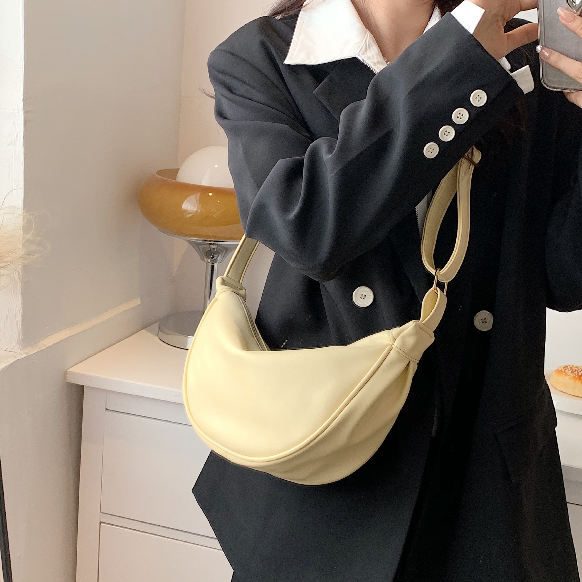 Fashion Simple Special-Interest Design Bag New All-Match Dumpling Bag Underarm Bag Messenger Bag Women's Shoulder Bag Bags