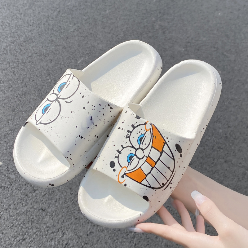 2023 New Summer Household Casual Indoor Non-Slip Slippers Soft Bottom Slip-on Sandals Women's Cross-Border Wholesale