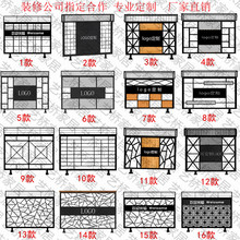 餐厅隔断围栏花架装饰扶手酒吧饭店咖啡厅铁艺屏风工业风半截矮墙