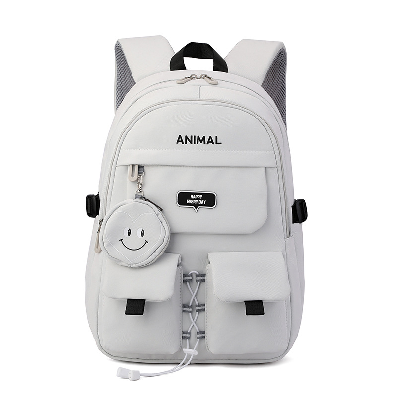 Cross-Border Korean Style Japanese Style High Quality Junior's Schoolbag Face Value Early Large Capacity Ing Schoolbag College Female Backpack