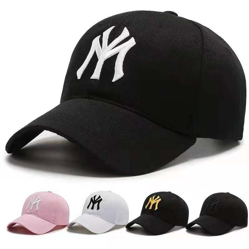 Soft Top Baseball Cap Male Female Letter Simplicity Student Fresh Peaked Cap Korean Four Seasons Leisure Couple Hat