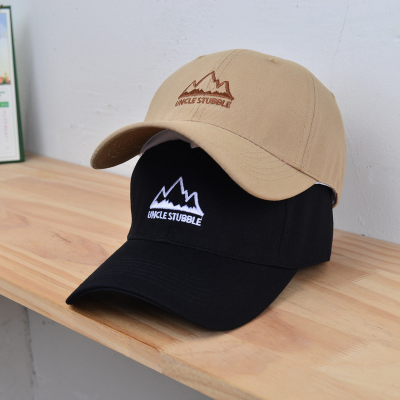 新款气质字母棒球帽子春夏季刺绣鸭舌帽女软顶防晒工装棒球帽子潮