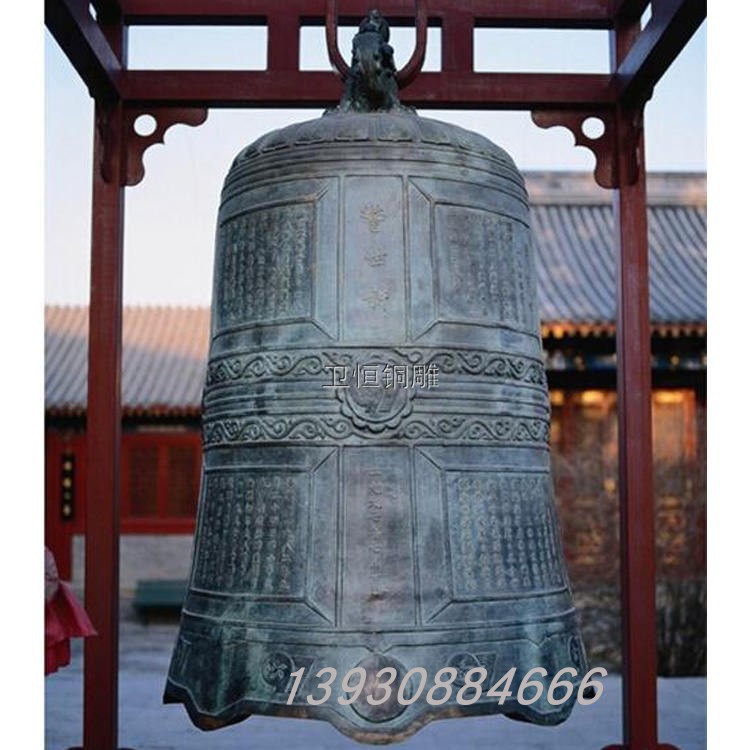 寺庙纯铜大钟 铜钟学校纯铜钟 警钟长鸣上市钟仿古铸铁钟铁钟