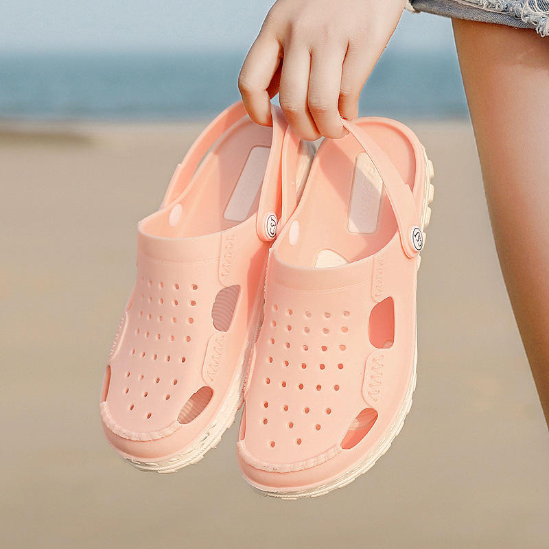 洞洞鞋女夏新家居拖鞋沙滩鞋糖果色花园鞋漂流凉拖鞋女潮厂家批发