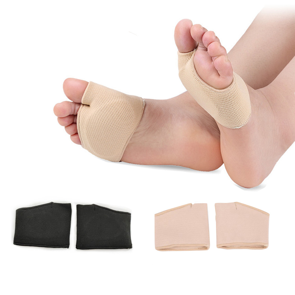 Thick Forefoot Socks Oblique Thread Foot Protector Thick Super Soft Built-in Gel Bunion Front Pad High Heels Forefoot Pad