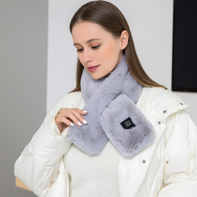 New Graphene Heating Scarf Heating Cold-Resistant Anti-Freezing Scarf Warm Electric Heating Shawl USB Electric Heating Scarf