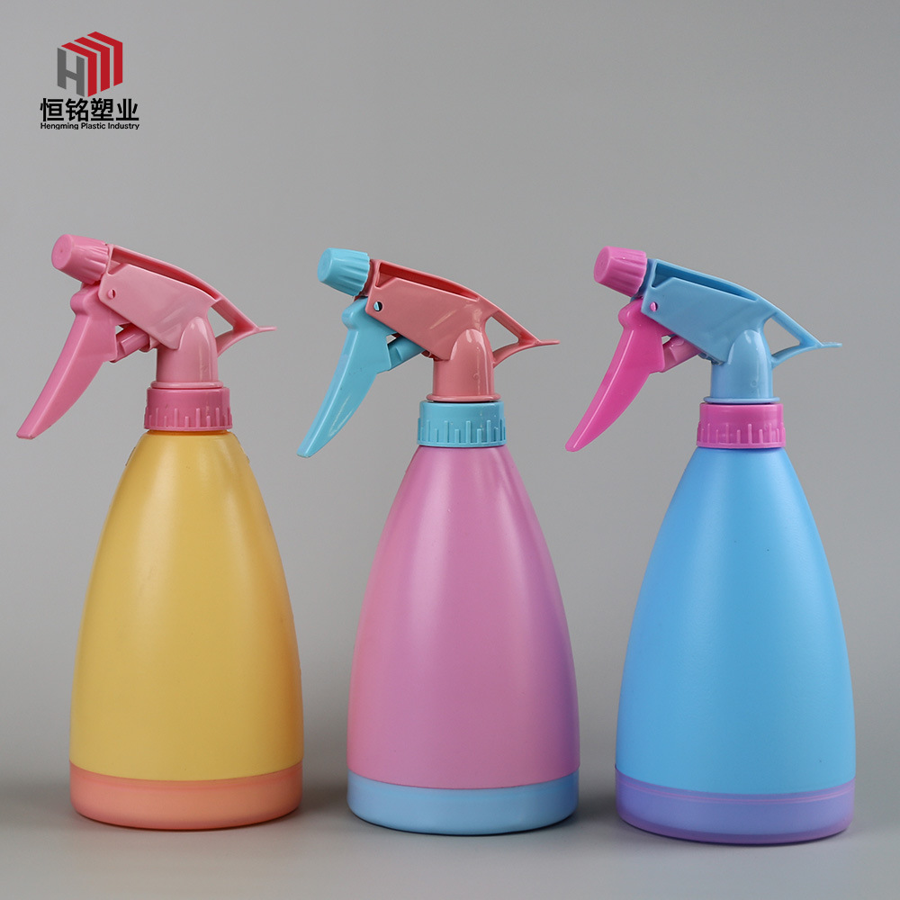 500ml糖果色洒水小喷壶园艺工具浇花喷雾器手持按压式浇花喷雾瓶
