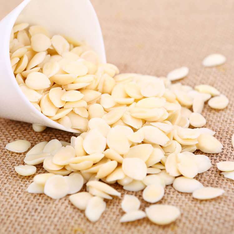 承德特产光中杏仁500g磨豆浆杏仁露脱皮杏仁打粉杏仁生杏仁片散装