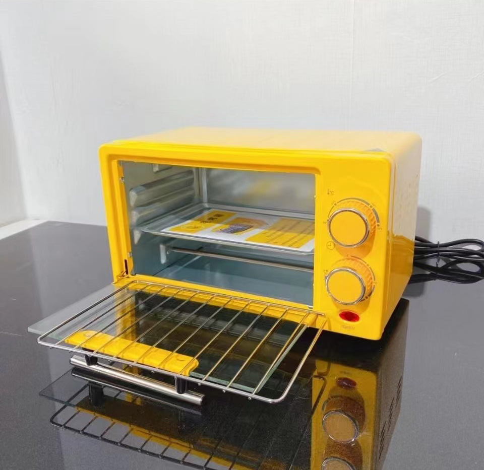 新款现货批发小黄鸭电烤箱家用多功能迷你双层电烤箱会销礼品代发