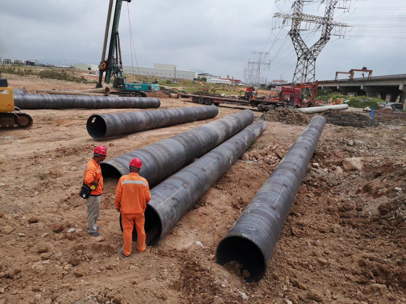 钢护筒 大口径q235钢护筒 压制打桩用 桥梁桩基用厂家直销直租