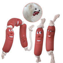 Dog Toys Funny Sausage Shape For Puppy Dog Chew Toys跨境专供