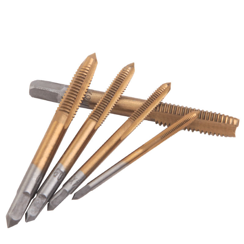 手用螺纹丝锥直槽丝锥攻丝功牙套装螺丝手动公丝器开牙丝攻钻头