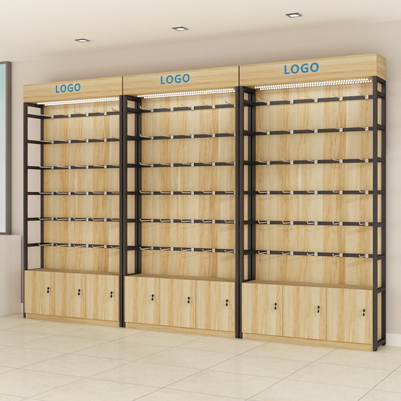 超市货架便利店零食文具店产品多层展示架手机店配件品靠墙展示柜