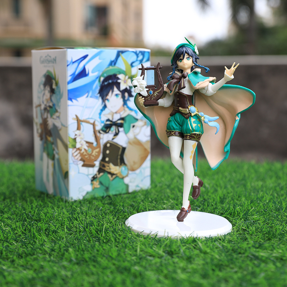 跨境二次元原神周边巴巴托斯风神温迪人偶模型玩具摆件小手办批发