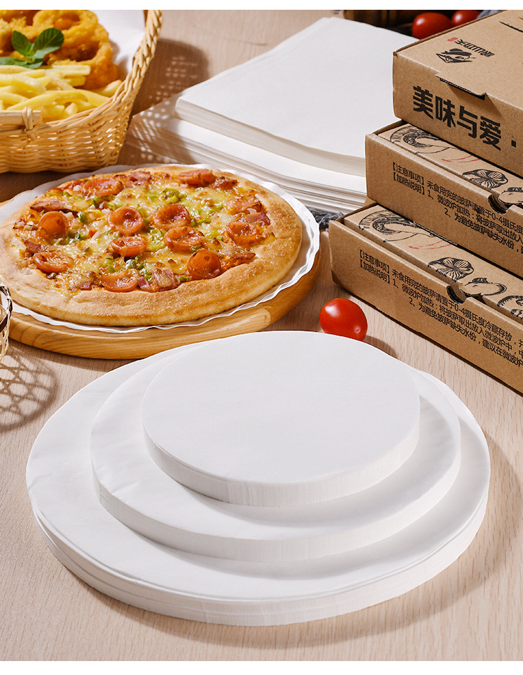 思营加厚吸油纸 炸鸡垫纸披萨垫纸 食品级披萨盒垫纸小吃打包纸