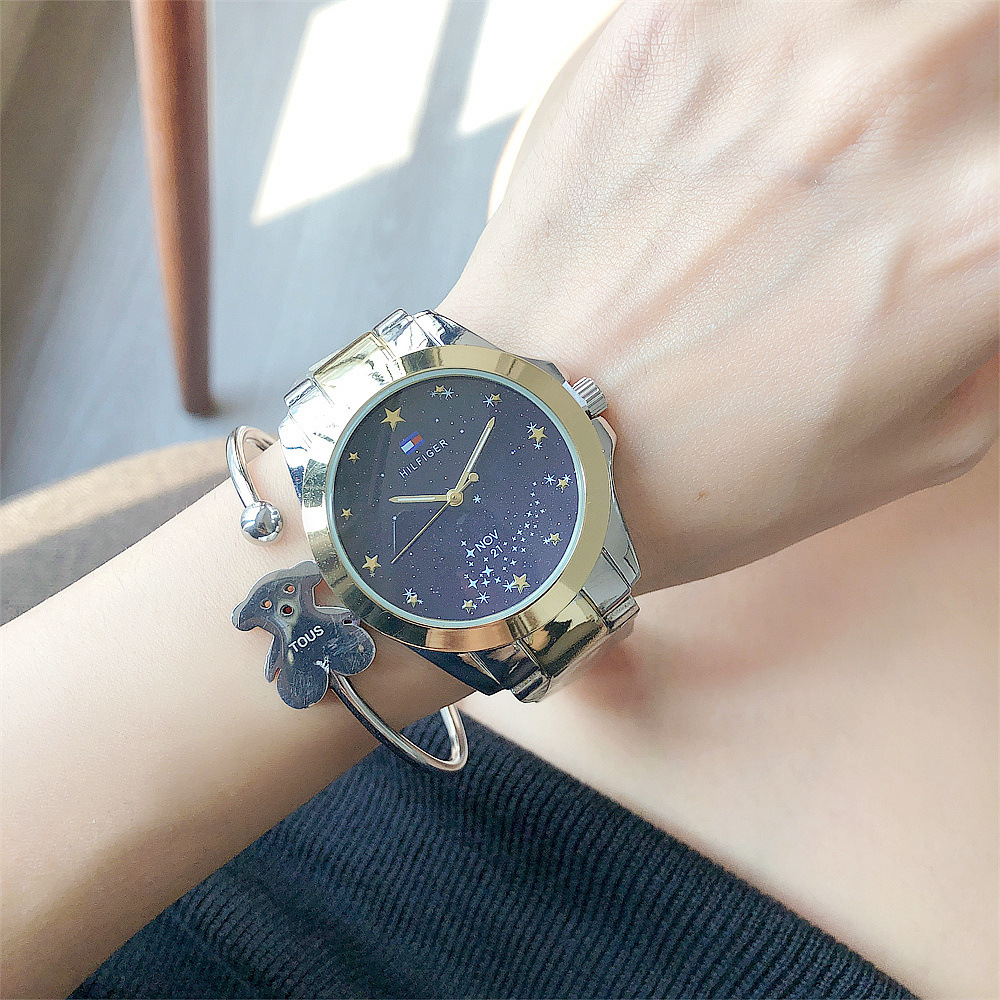 微商爆款一手货源quartz手表女手表简约运动手表星空手表批发市场