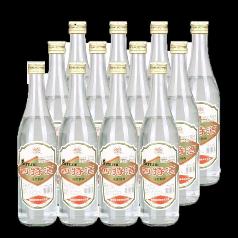 四特酒绵柔特香52度500ml*12瓶整箱江西特产光瓶四特酒-阿里巴巴