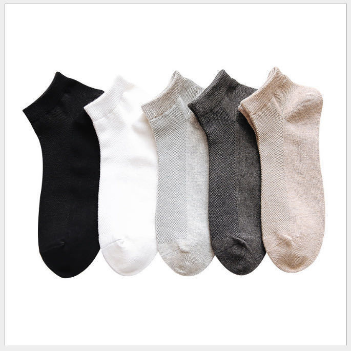 Clearance Socks Men Spring Summer Short Men's Socks White Socks Women Invisible Socks Men Boat Socks Wholesale Street Vendor Stocks