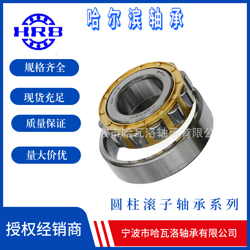 HRB N205EM 2205H 哈尔滨圆柱滚子轴承 内径25mm外径52mm厚15mm