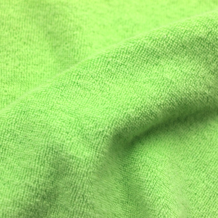 轻磨毛cvc毛巾布针织反包棉涤小毛圈布碳素磨毛cvc毛巾布服装面料