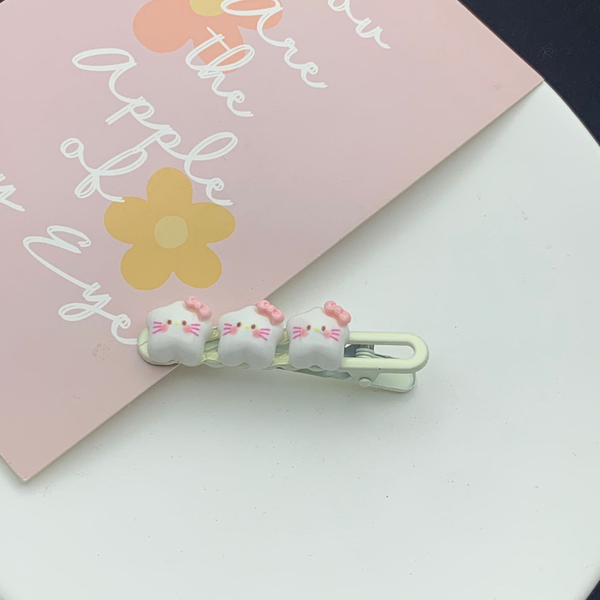 Cute Pentagram Hello Kitty Hair Ring Ins Girl Heart Ponytail Hair Ring Couple Gift for Bestie Hair Accessories Headdress
