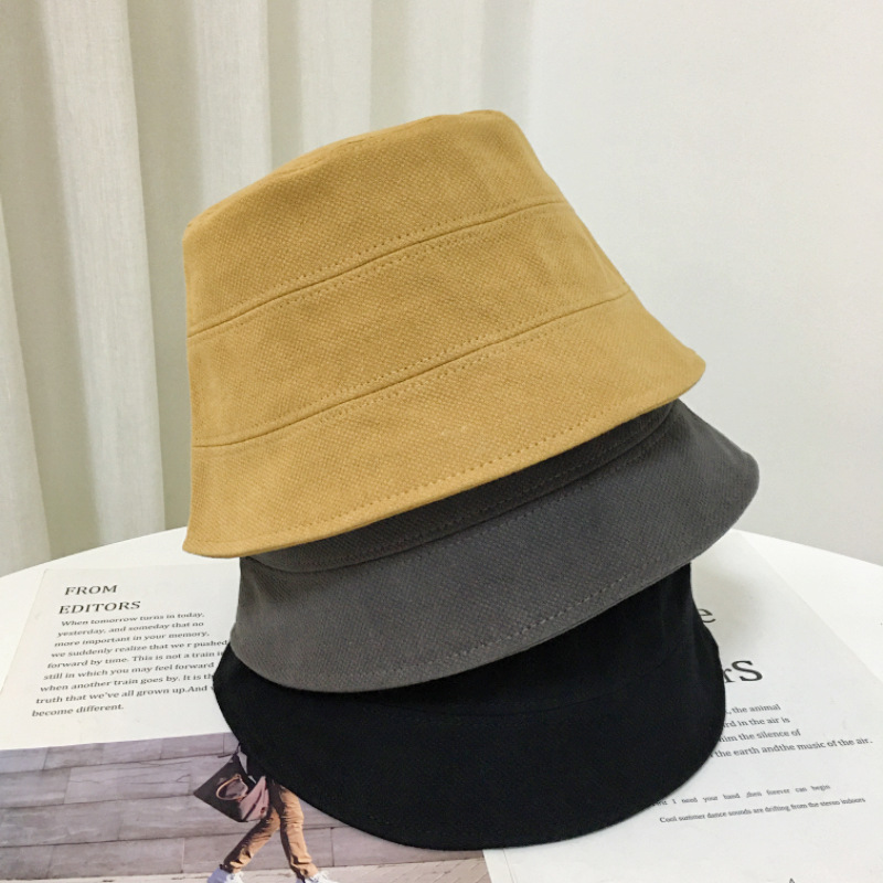 New Spring and Summer Japanese Designer Face-Looking Small Fisherman Hat Women's All-Match Sun Protection Hat Sun Hat Bucket Basin Hat