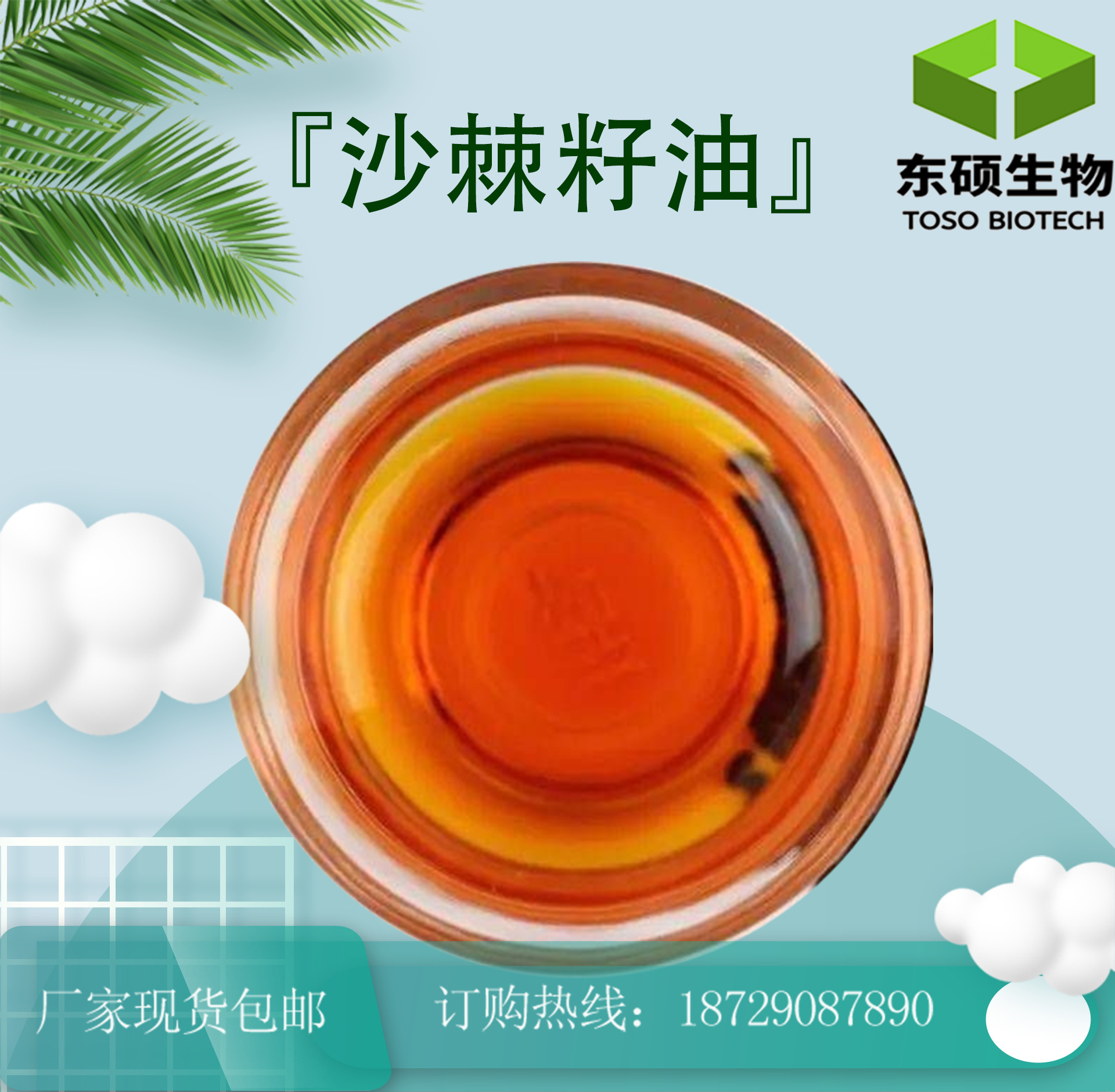 沙棘籽油 沙棘提取物 超临界萃取 沙棘果油 东硕生物 现货供应