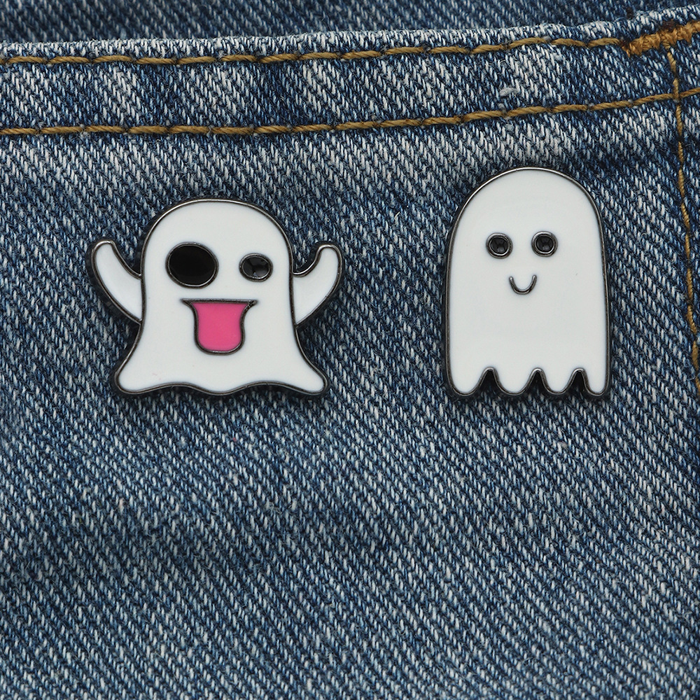 and American Accessories Alloy Oil Dripping Ghost Ghost Pumpkin Halloween Girl Brooch Corsage Creative Badge Pin Buckle