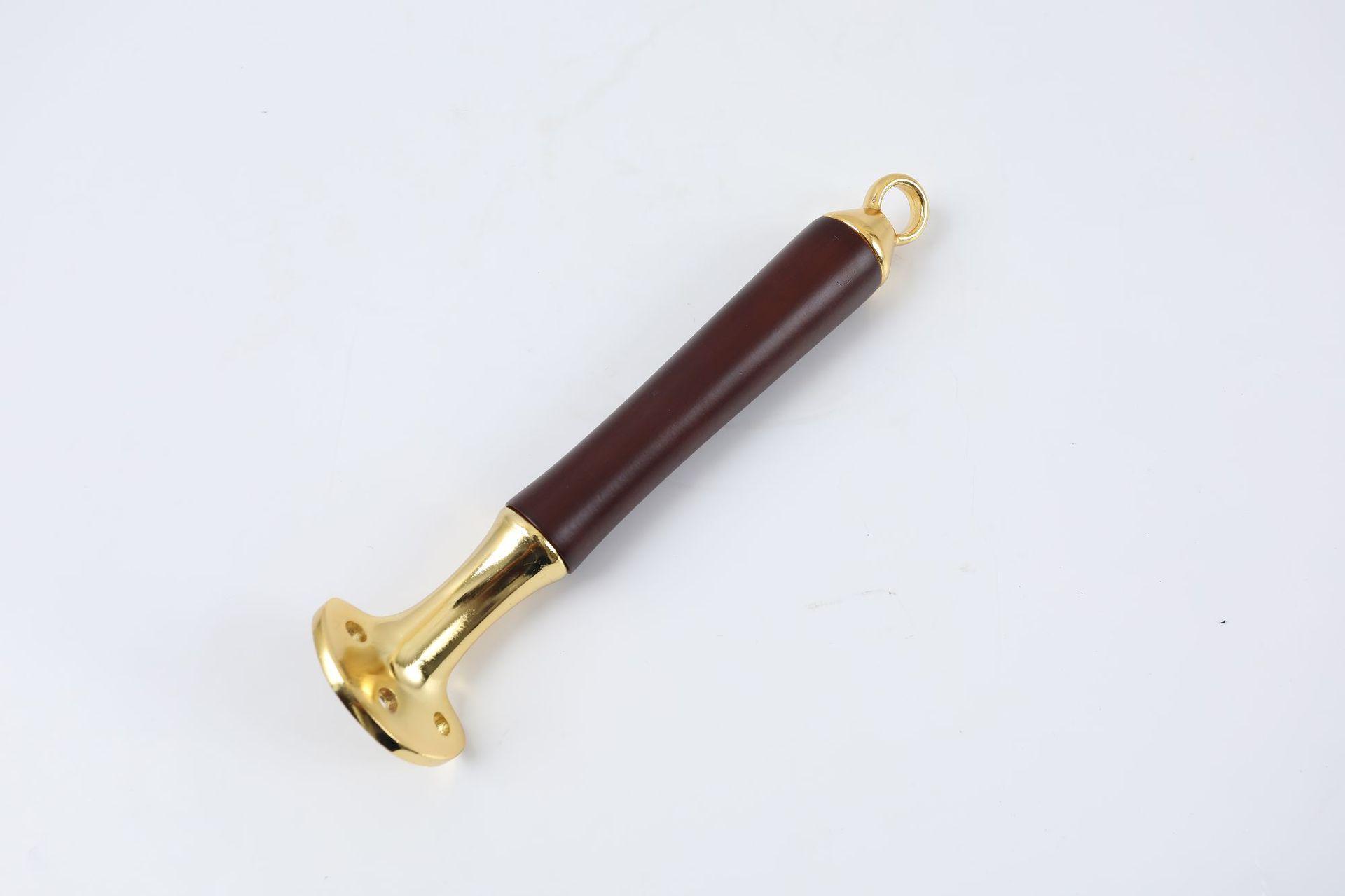 鱼鳞炒锅把手可拆卸平底锅木把批发家用锅把改装手柄把手锅具配件