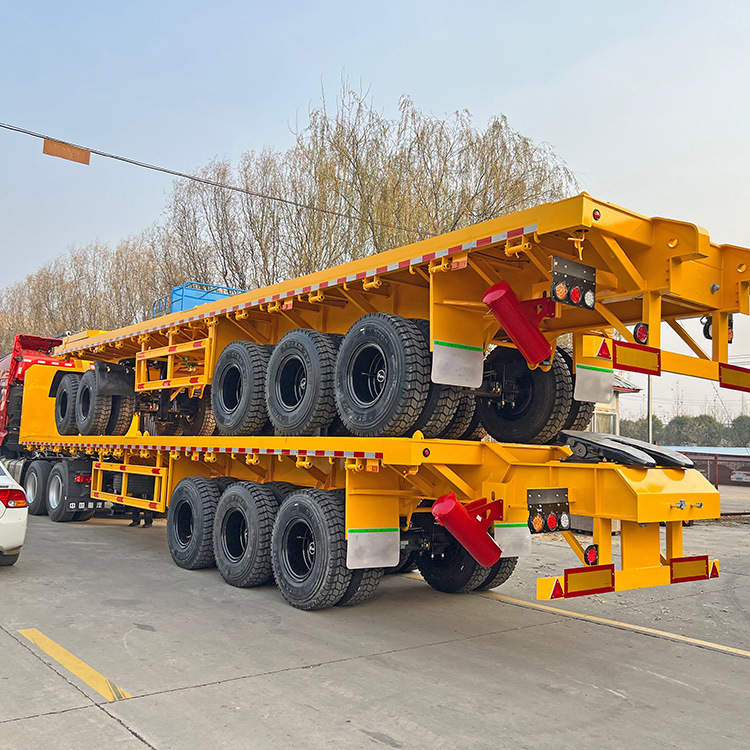 出口狼狈运输车 大件运输轴线拼接 圆柱罐体运输半挂车