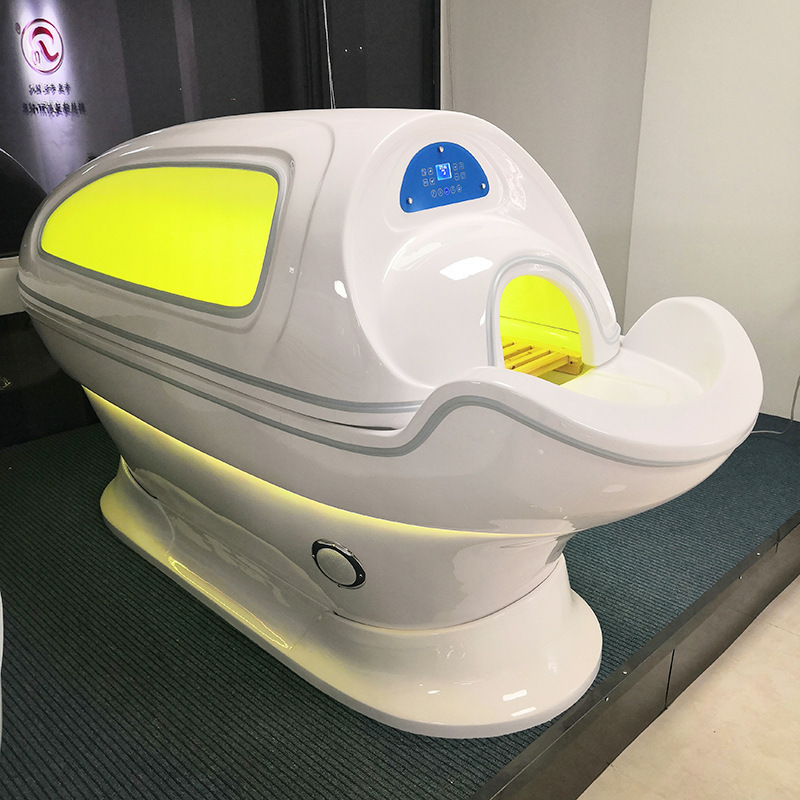 满月发汗熏蒸太空仓养生馆中药熏蒸机躺式汗蒸仓智能量子养生湿蒸