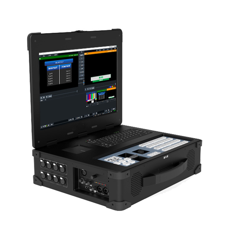 etvideohy75opro便携键盘直播一体机企业学校电视台录直播设备