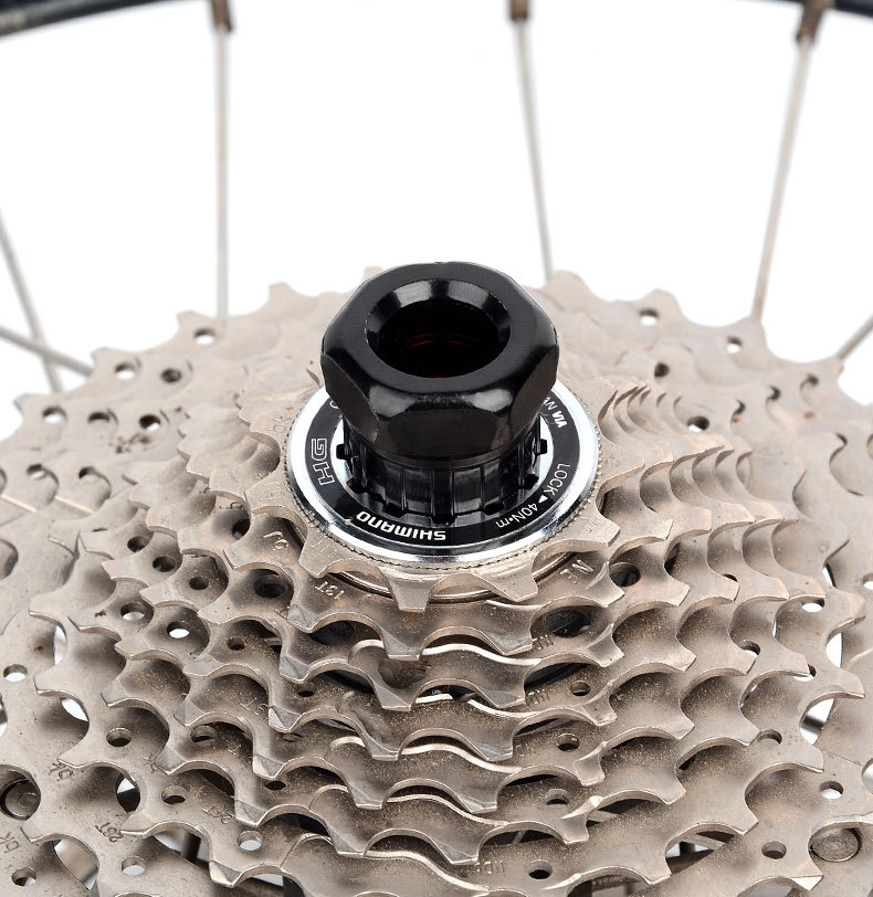 飞轮安装拆卸套筒中央锁死刹车片工具自行车飞轮拆卸安装维护工具