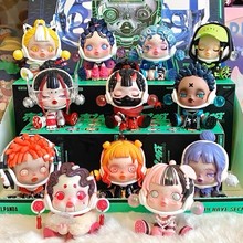 泡泡玛特国产版盲盒夜之城系列盲盒手办公仔玩具礼物批发车载摆件