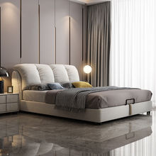 2024款科技布床现代简约1.5米北欧布艺床软包1.8米床储物主卧婚床