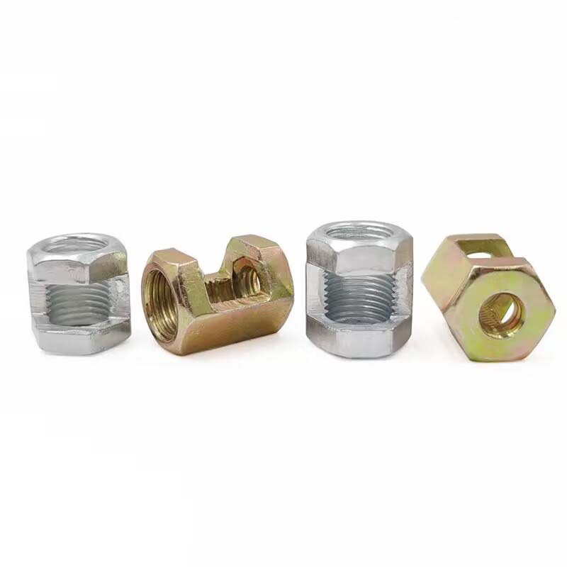 Hex Union Galvanized I-Shaped Blocking Nut Screw Dental Tube Connector Closed/Open Hexagonal Connector