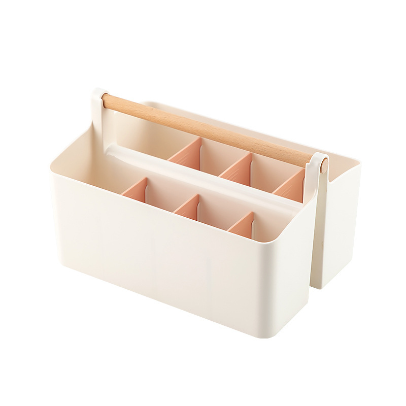 Portable Storage Multi-Grid Pen Holder Pencil Watercolor Pen Storage Rack Free Combination Partition Storage Stationery Box