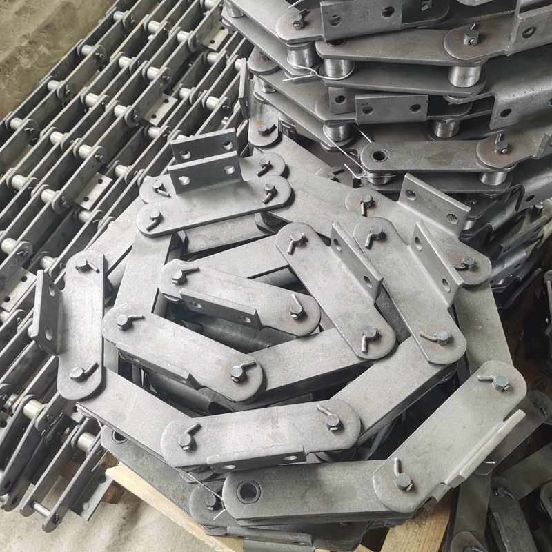 现货供应矿用提升机链条 ne提升机板式链条 强度大承载力强fu板链