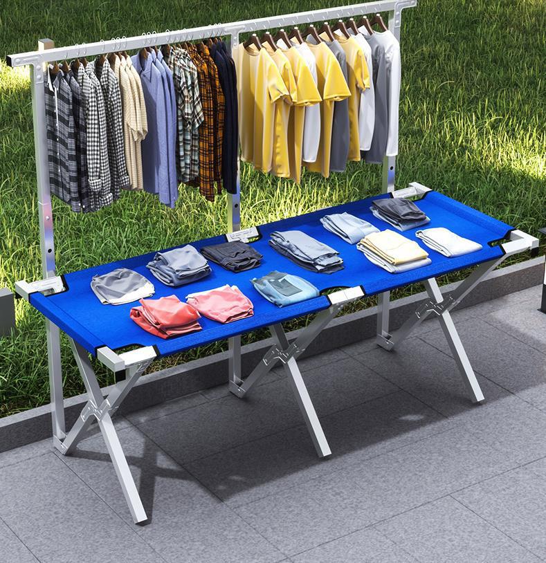 摆摊货架折叠便携水果卖花地摊架子小饰品手机壳头饰摆件推车甜品