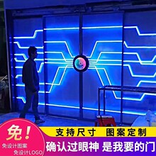 抖音网红门梦幻科技门电动门密室展厅隐形掌纹门个性酒吧门感应门