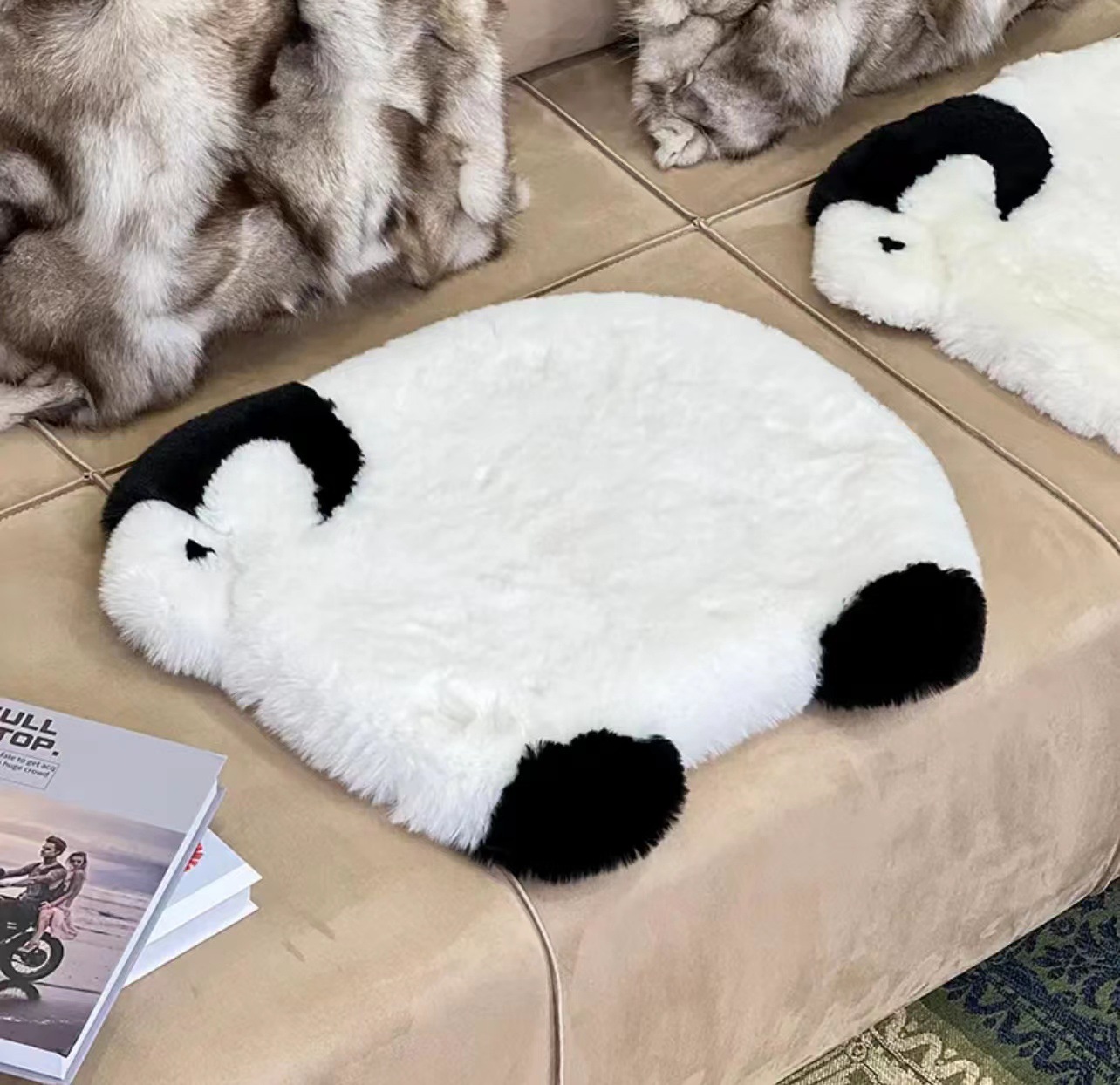 【抖音同款】澳洲羊毛榻榻米垫子沙发垫椅子垫飘窗垫坐垫抱枕腰枕