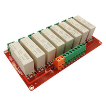 1 2 4 8路高电平触发直流控直流固态继电器模块单相器电继固态5A
