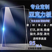 高透明硬塑料板 透明PC耐力板 亚克力diy有机玻璃板 阳台隔板定制