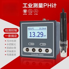 在线ph计工业在线pH控制器测试仪传感器电极探头ORP检测仪酸度计