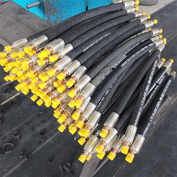 高压钢丝胶管高压油胶管 高压油胶管总成 液压油管矿井液压支架管