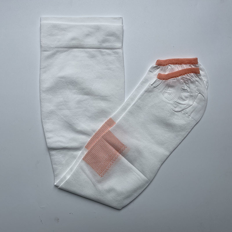 Foreign Trade Hot Sale Grade 1 15-20MmHg Pressure Middle Tube Anti-Thrombosis Pressure with White Thrombosis Stretch Socks